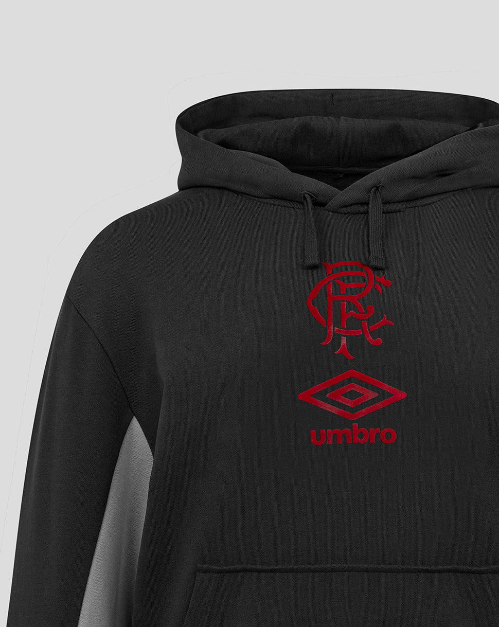 Rangers Adults 25/26 Travel Hoodie - Caviar - Caviar
