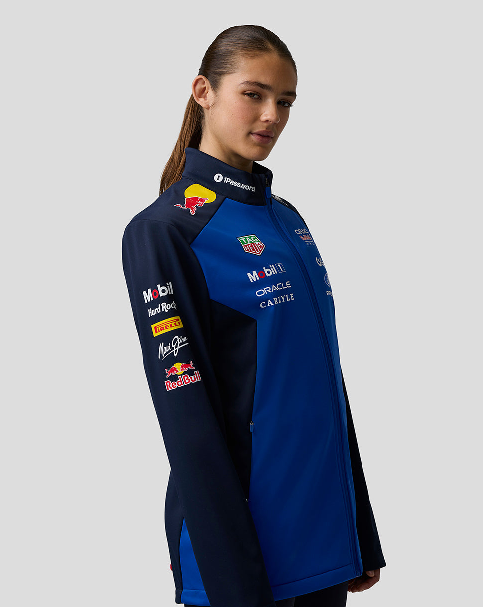 Oracle Red Bull Racing Unisex Teamline Soft Shell Jacket - Night Sky / Surf The Web - Night Sky/Surf The Web