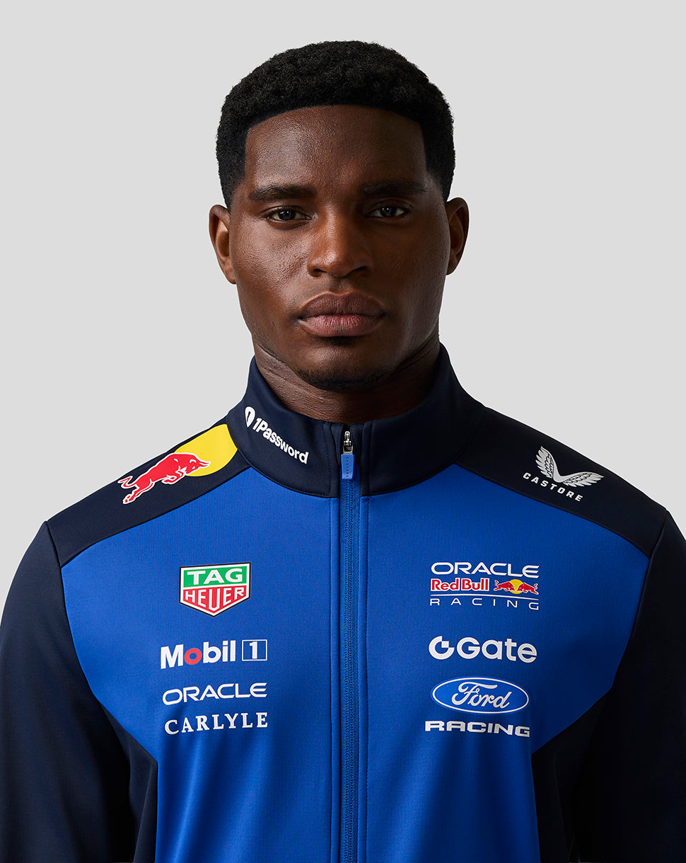 Oracle Red Bull Racing Unisex Teamline Soft Shell Jacket - Night Sky / Surf The Web - Night Sky/Surf The Web
