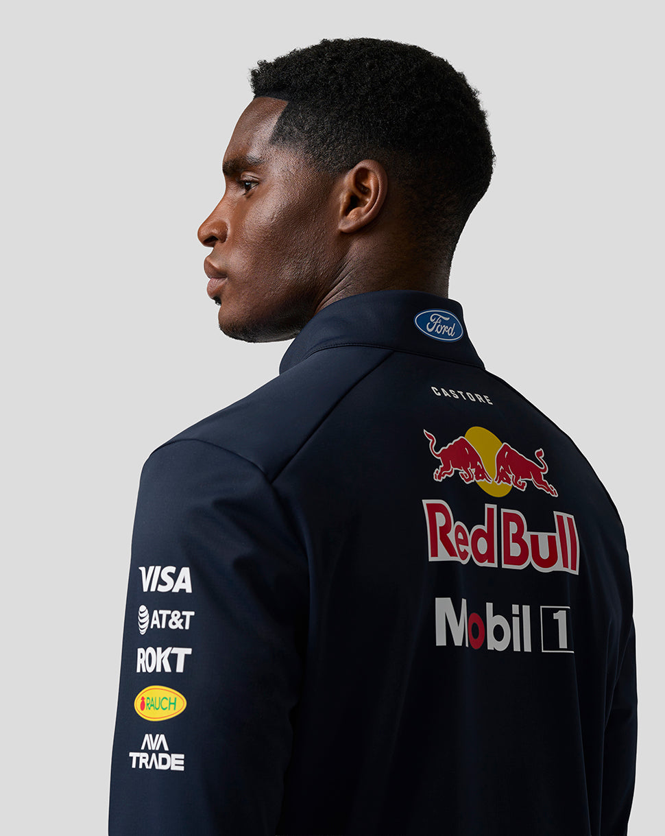 Oracle Red Bull Racing Unisex Teamline Soft Shell Jacket - Night Sky / Surf The Web - Night Sky/Surf The Web