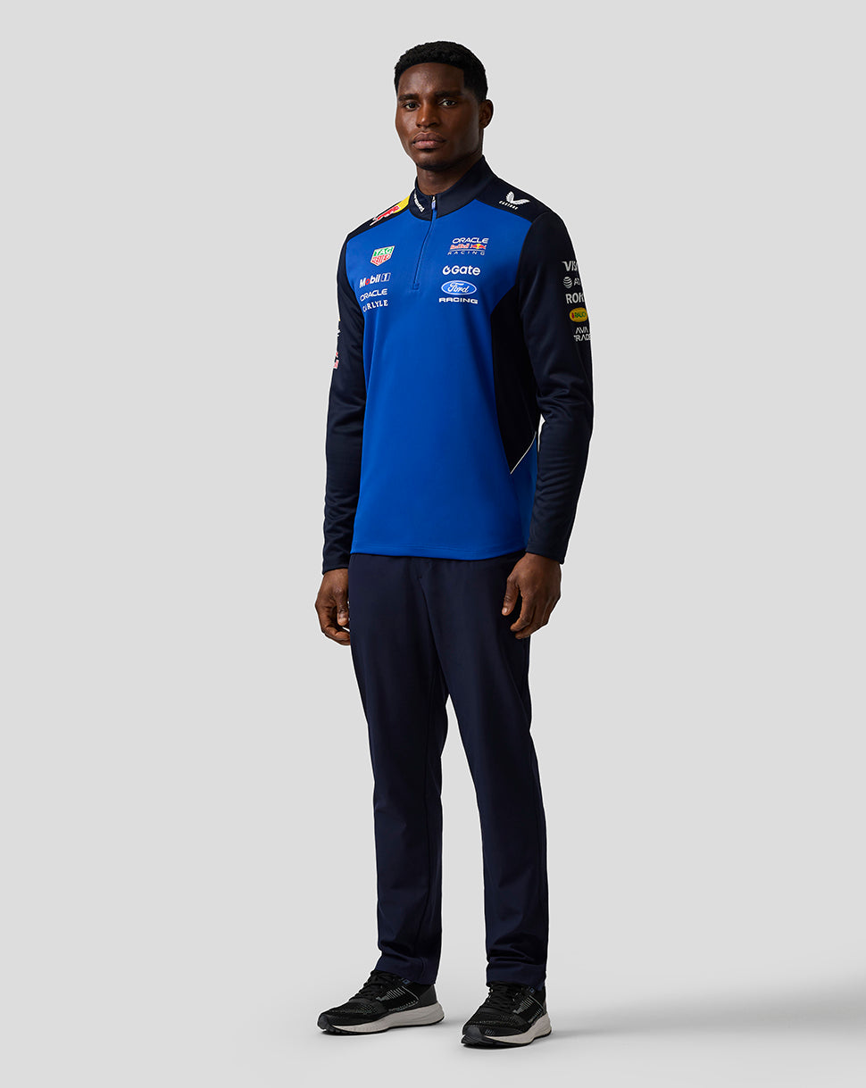 Oracle Red Bull Racing Unisex Teamline Quarter Zip Midlayer