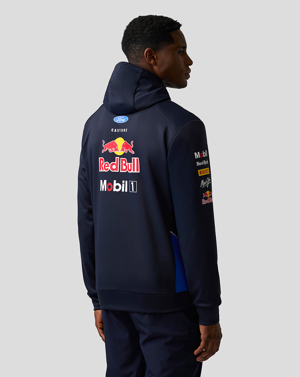 Sudadera con capucha Oracle Red Bull Racing Unisex Teamline Overhead – Cielo nocturno / Surf the Web - Night Sky/Surf The Web