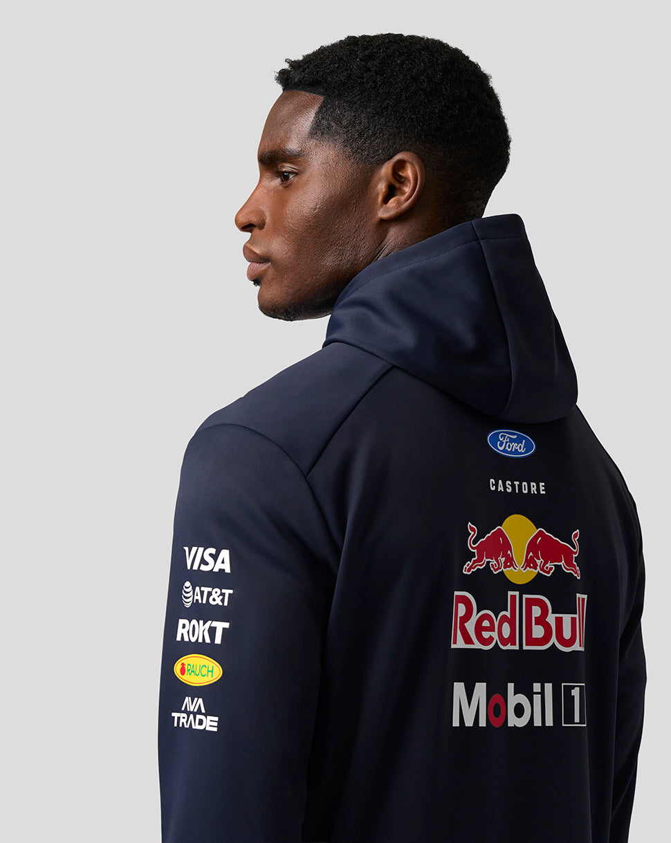 Sudadera con capucha Oracle Red Bull Racing Unisex Teamline Overhead – Cielo nocturno / Surf the Web - Night Sky/Surf The Web