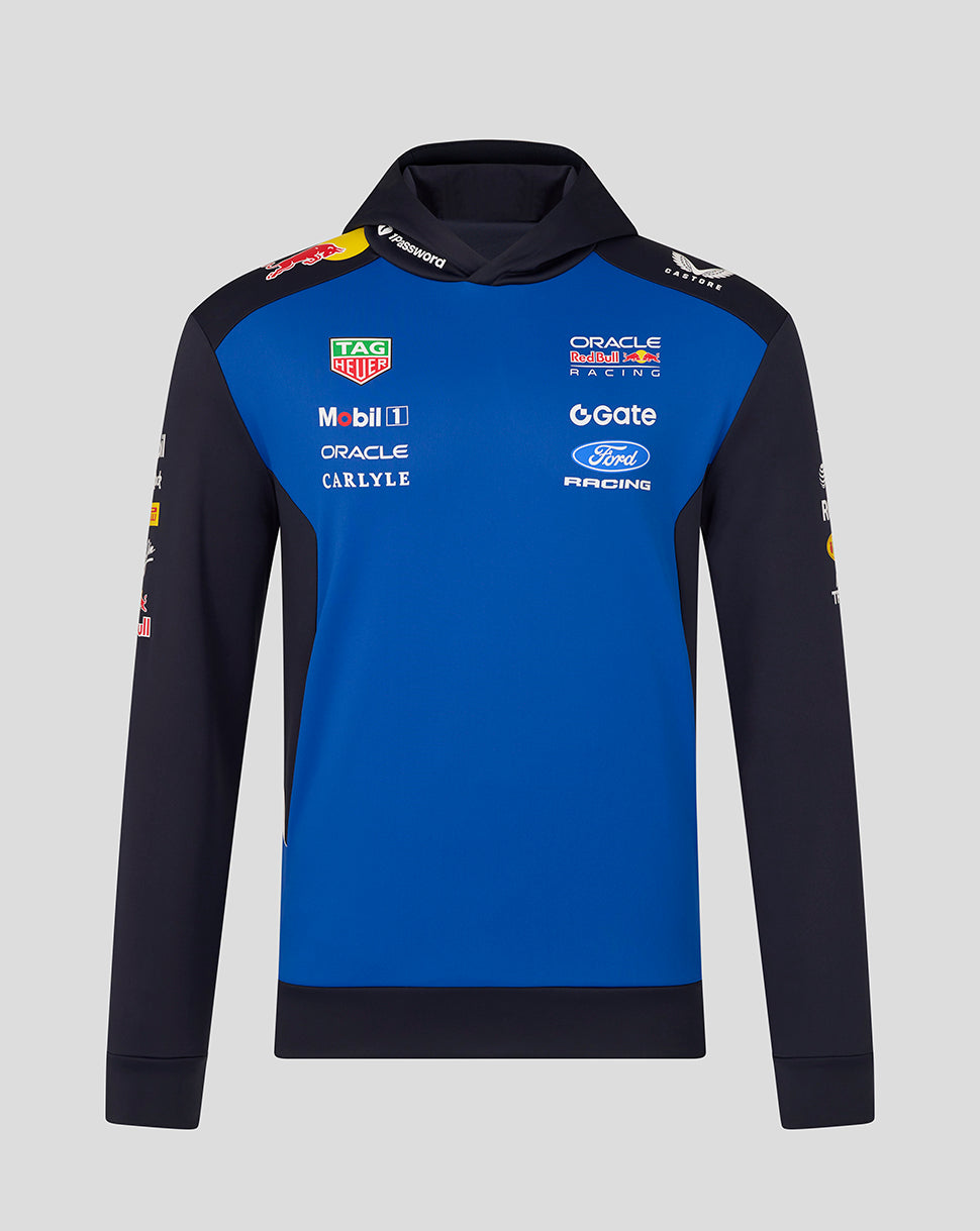 Oracle Red Bull Racing Unisex Teamline Overhead Hoodie - Night Sky / Surf The Web
