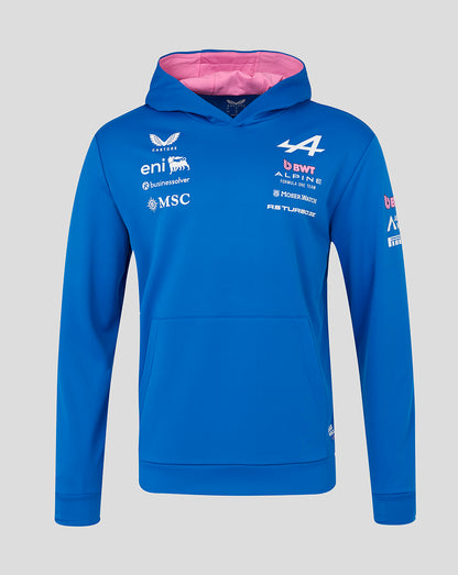 Official Unisex BWT Alpine Formula One Team Pullover Hoodie
