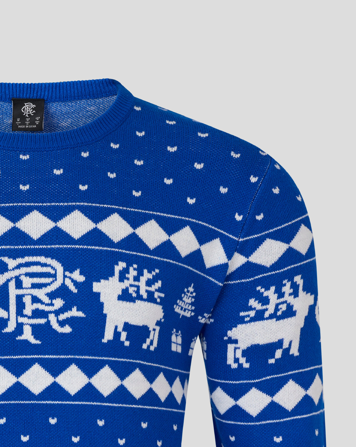 Rangers Men's 25/26 Christmas Jumper - Blue