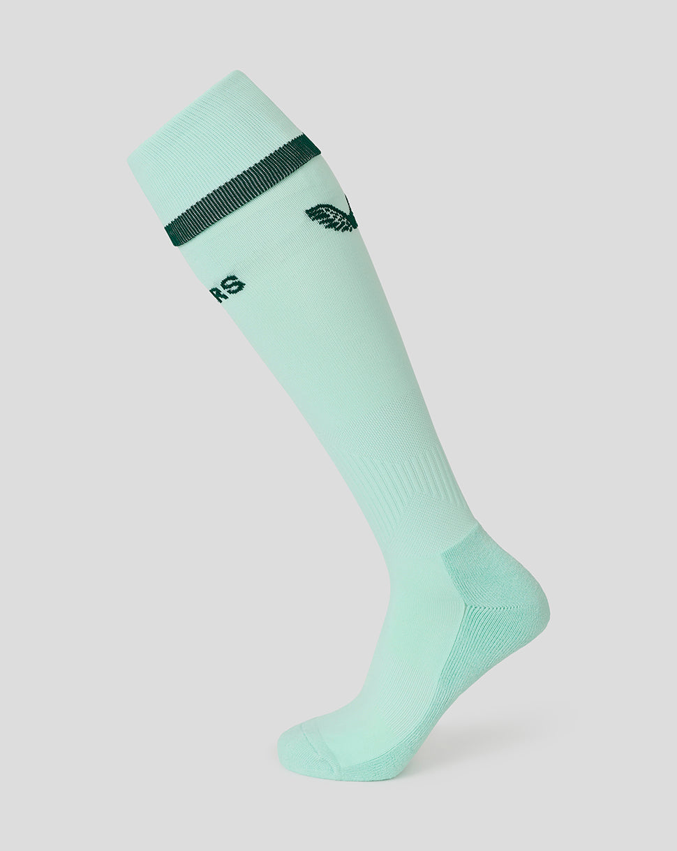 Leicester Tigers Unisex 25/26 Pro Away Playing Sock - Green/Green