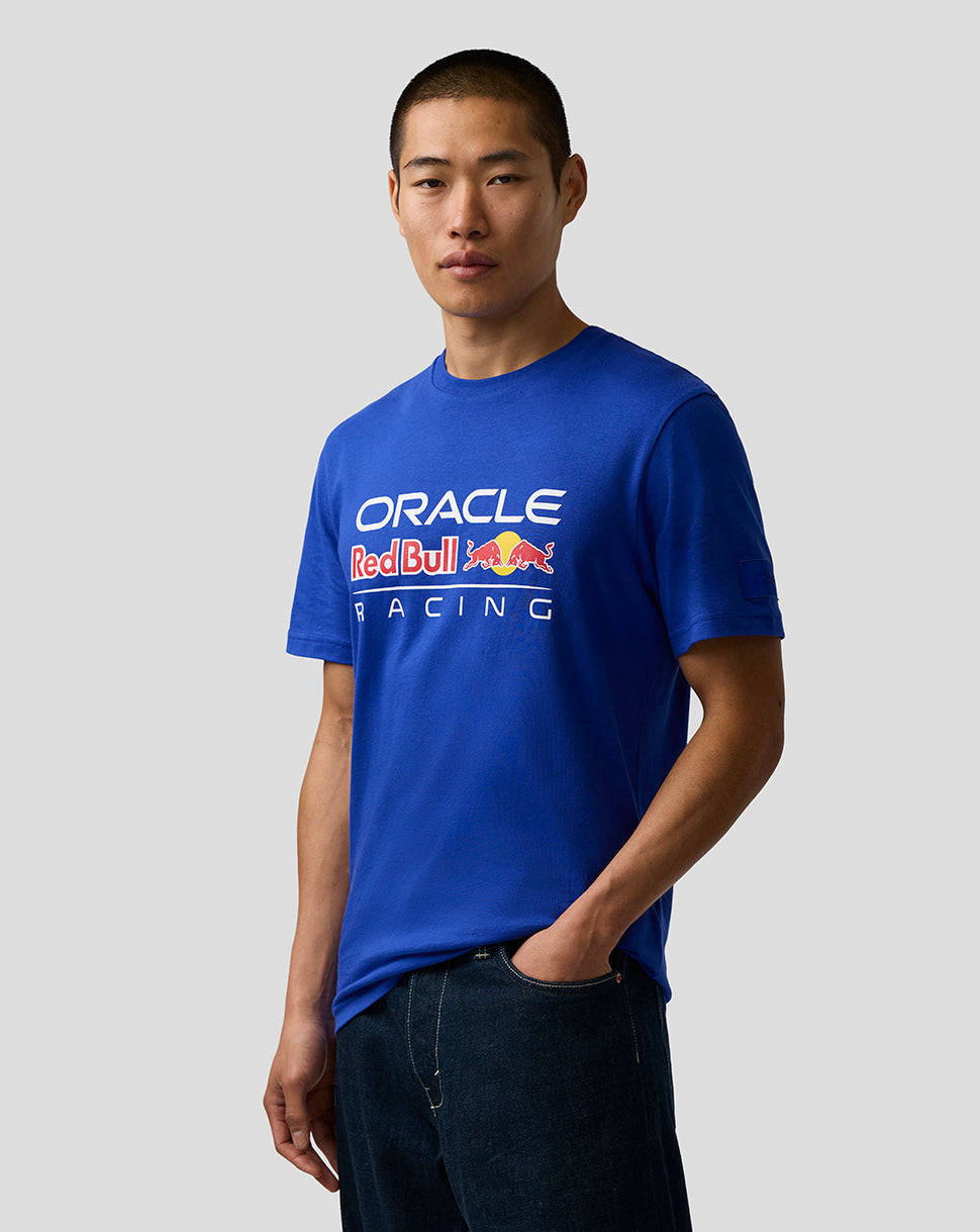 Oracle Red Bull Racing Unisex Logo Regular Fit T-Shirt - Bluing - Bluing
