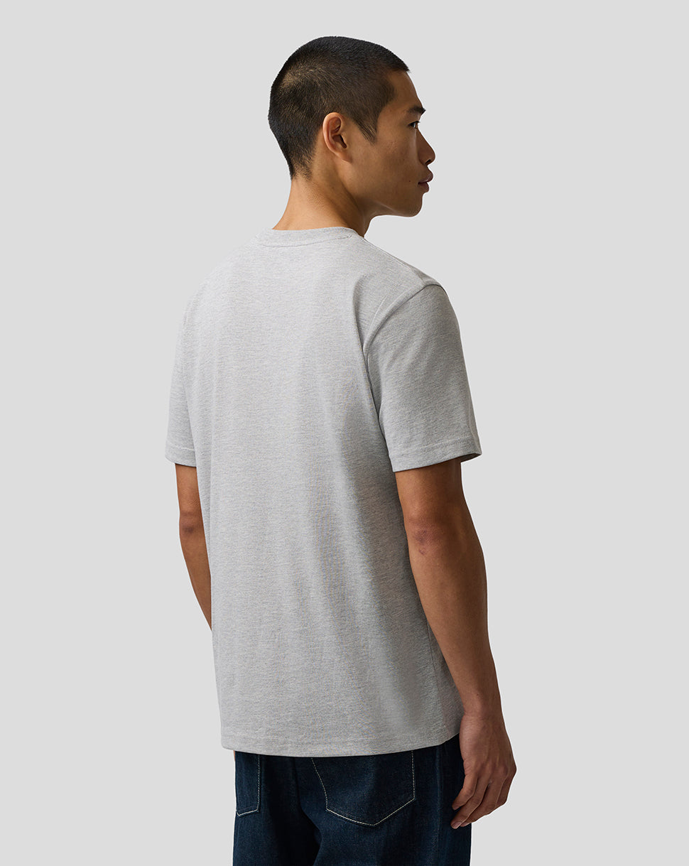 Oracle Red Bull Racing Unisex Logo Regular Fit T-Shirt - Grey Marl - Grey Marl