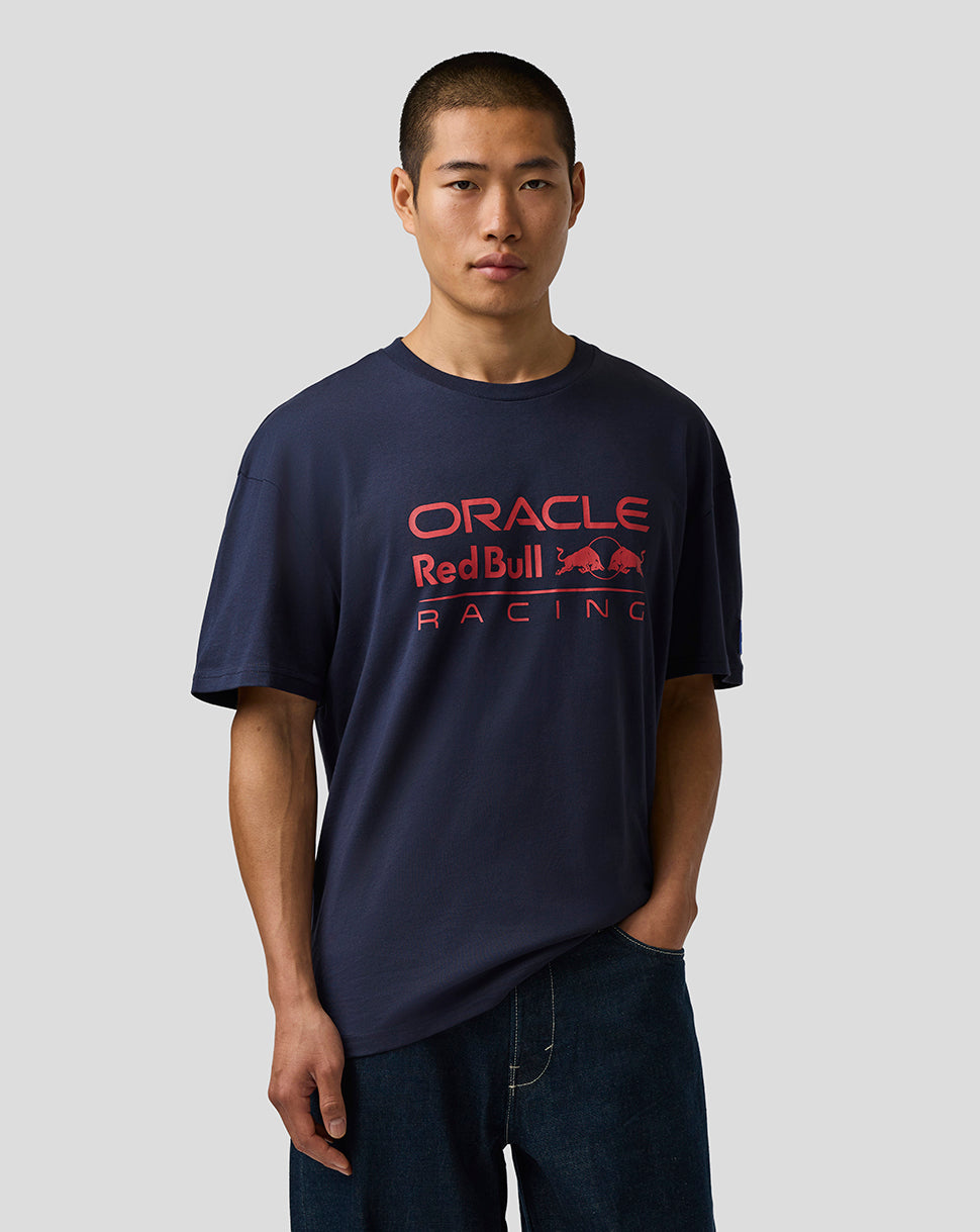 Oracle Red Bull Racing Unisex Relaxed Fit Logo T-Shirt - Night Sky - Night Sky