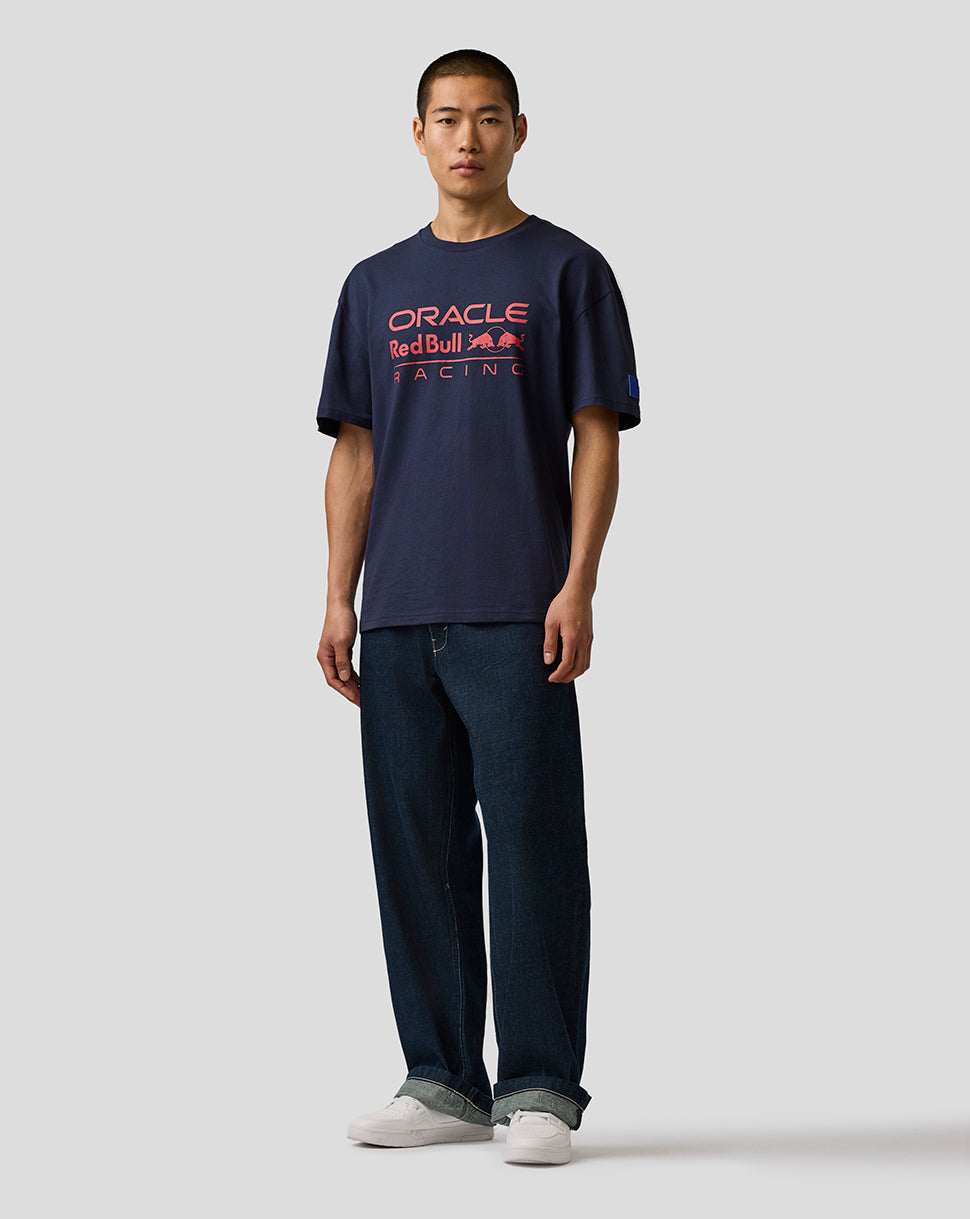 Oracle Red Bull Racing Unisex Relaxed Fit Logo T-Shirt - Night Sky - Night Sky