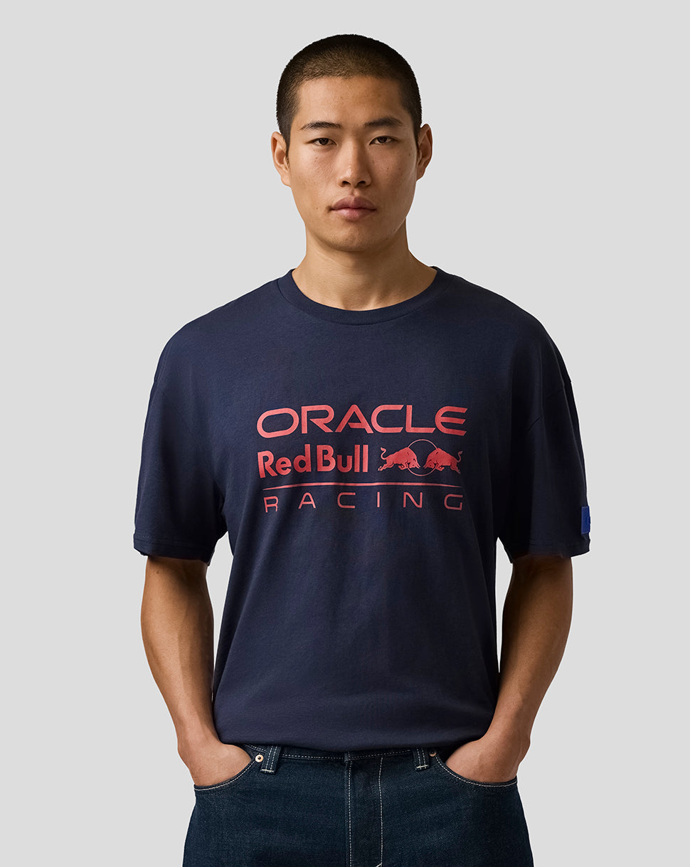 Oracle Red Bull Racing Unisex Relaxed Fit Logo T-Shirt - Night Sky - Night Sky