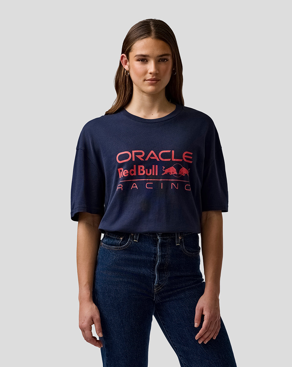 Oracle Red Bull Racing Unisex Relaxed Fit Logo T-Shirt - Night Sky - Night Sky