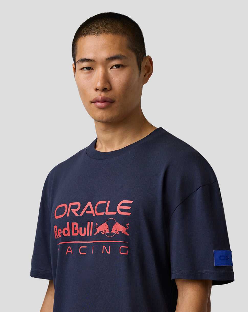 Oracle Red Bull Racing Unisex Relaxed Fit Logo T-Shirt - Night Sky - Night Sky