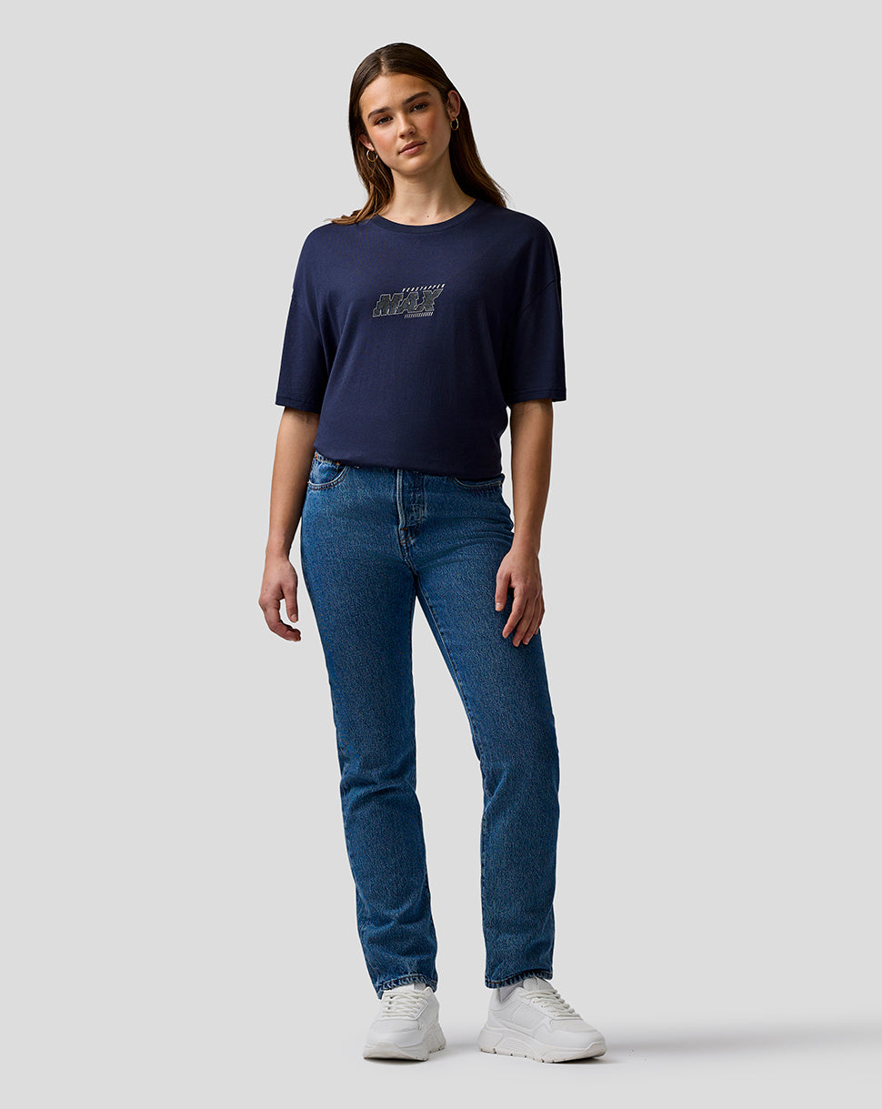 Oracle Red Bull Racing Unisex Max Verstappen "Max" Logo T-Shirt - Night Sky - Night Sky