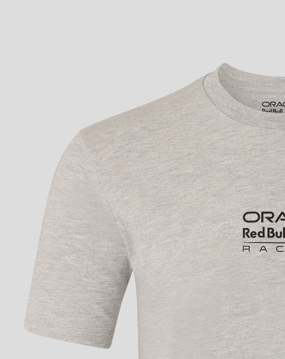 Gray t-shirt with Oracle Red Bull Racing logo on a light gray background