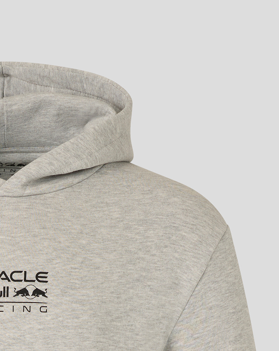 Oracle Red Bull Racing Unisex Graphic Bull Hoodie - Grey Marl - Grey Marl