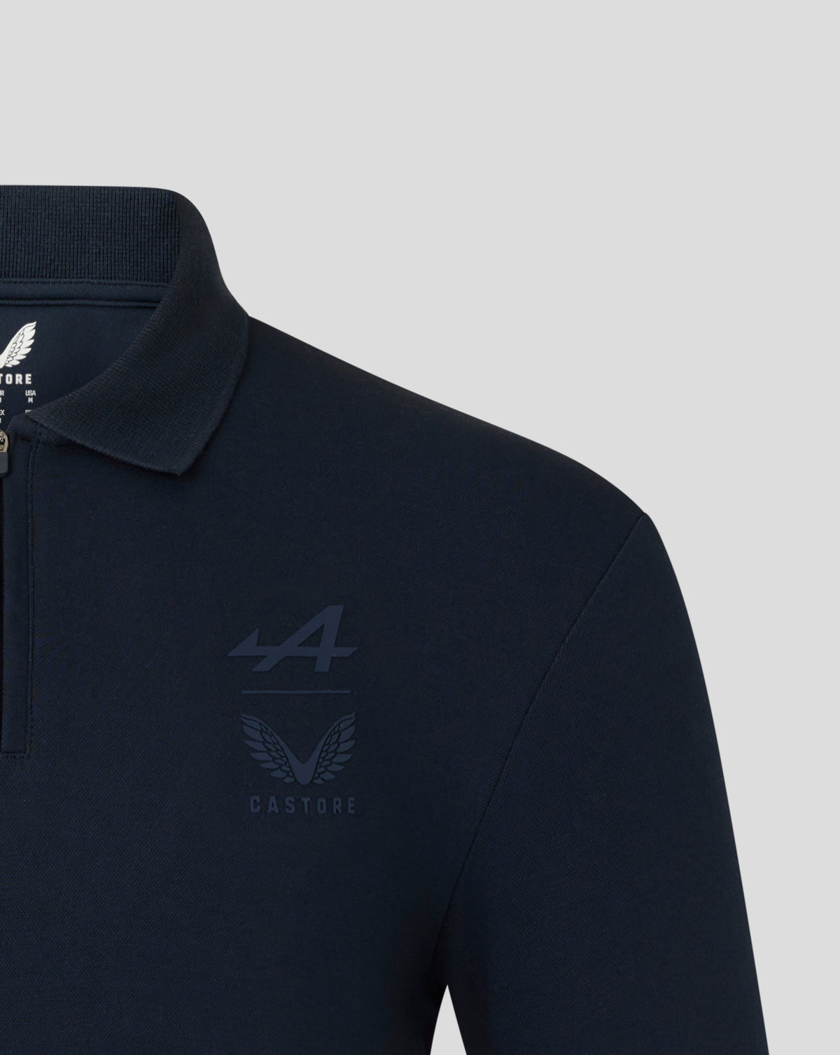 BWT Alpine Formula One Team Unisex Travel Collection Polo - Dark Sapphire