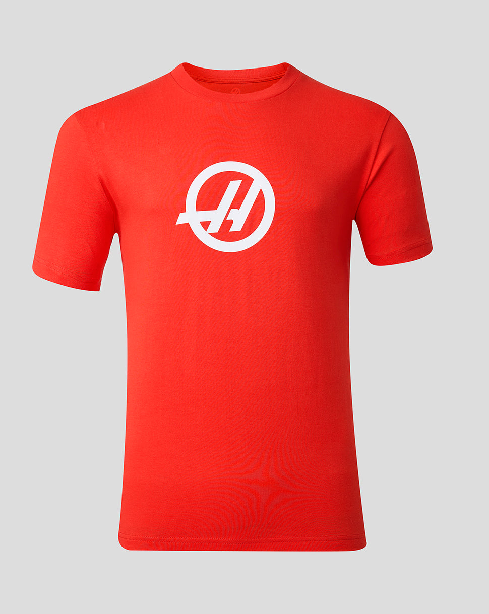 Official Haas Team Unisex Regular Fit T-Shirt - Red - Red