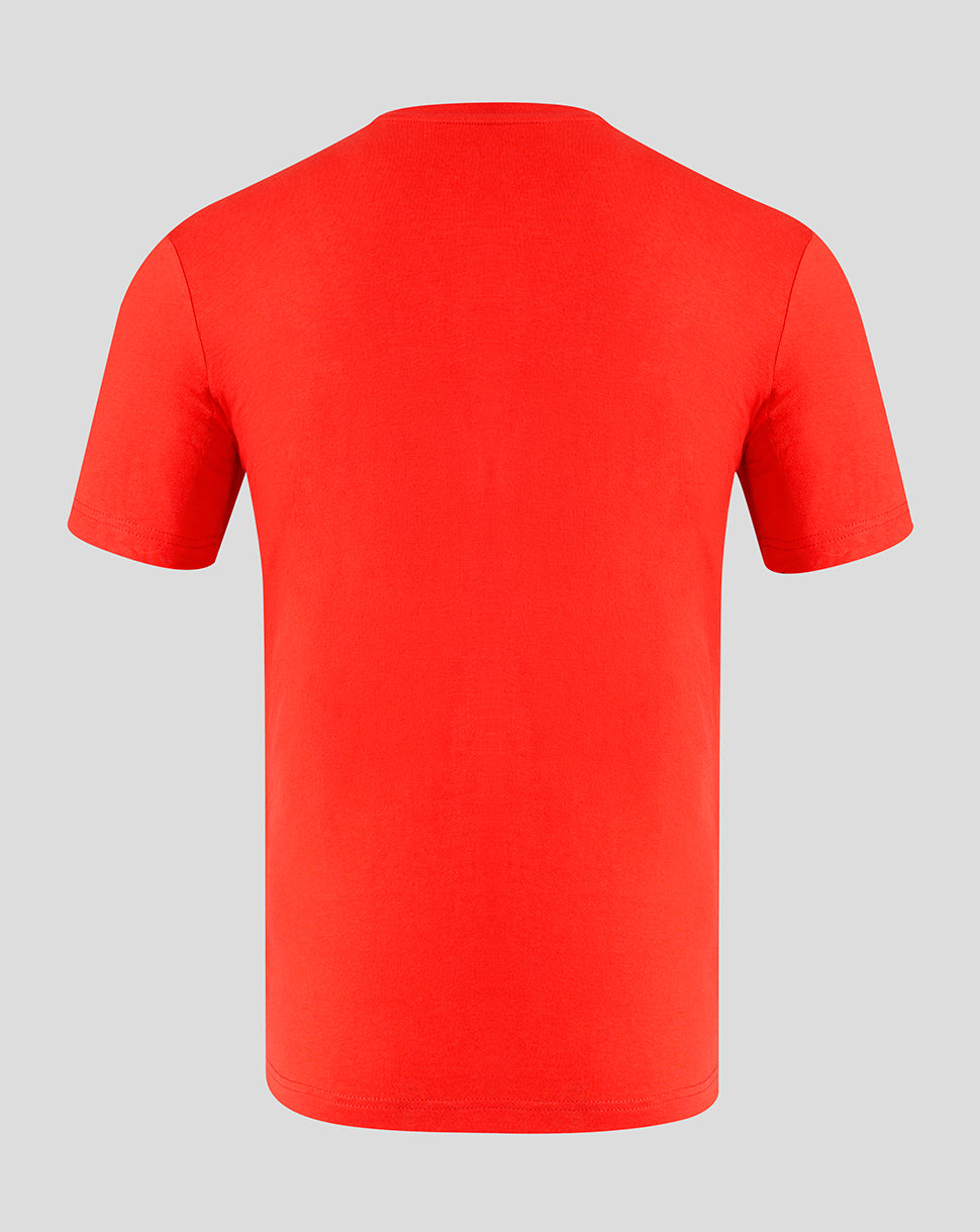 Official Haas Team Unisex Regular Fit T-Shirt - Red - Red