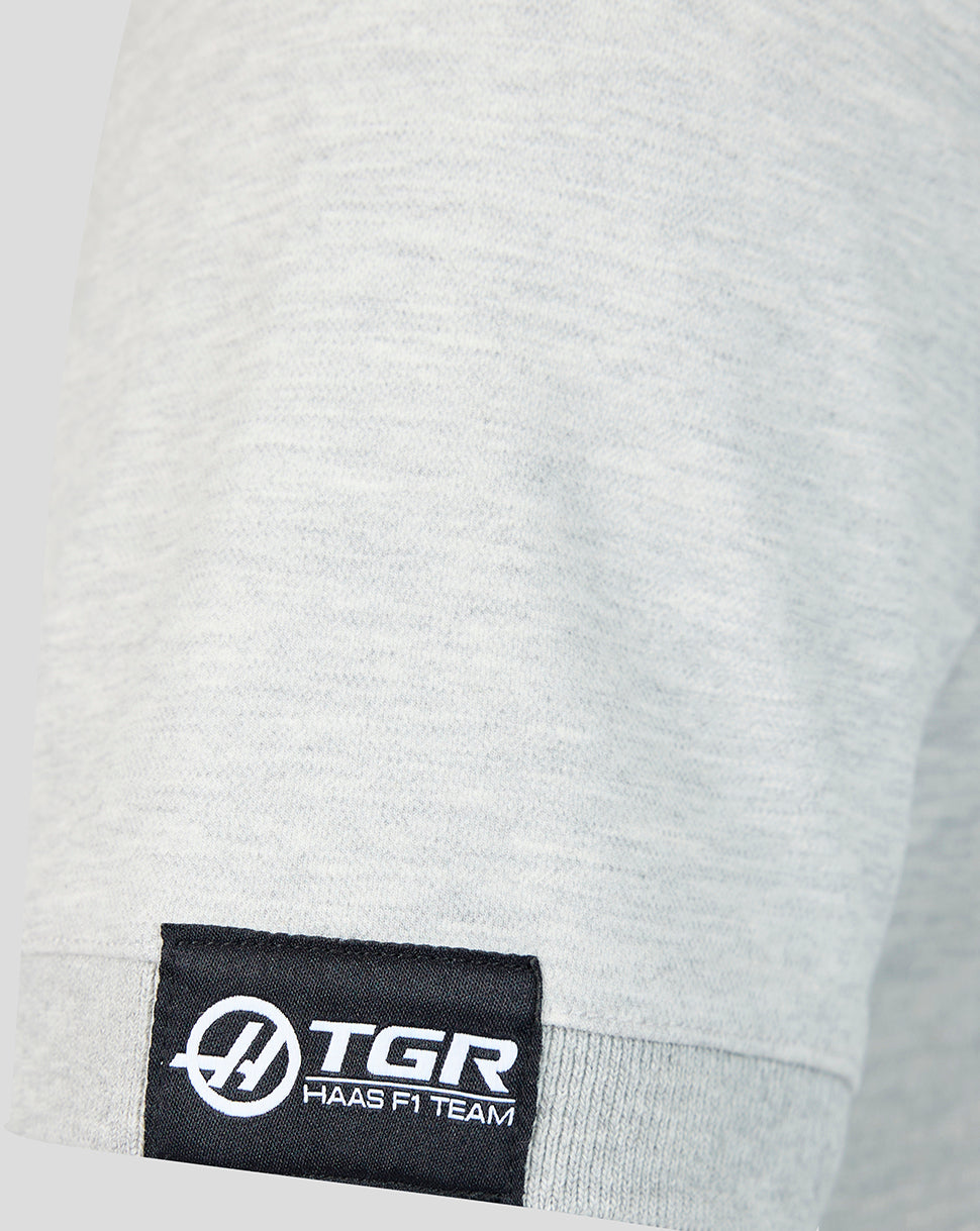 Official Haas Team Unisex Regular Fit Polo - Grey Marl - Grey Marl