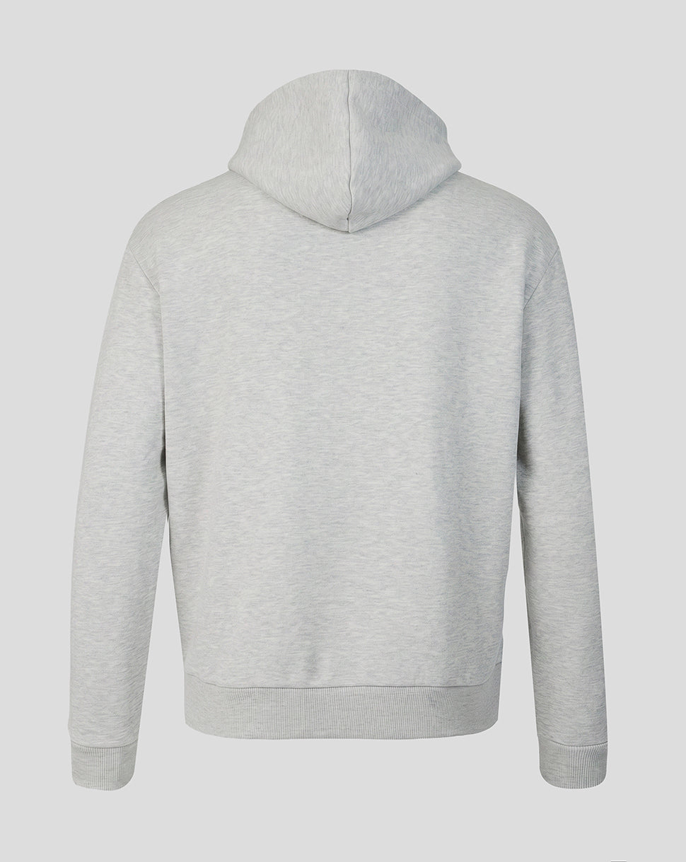 Gray hoodie on a light gray background
