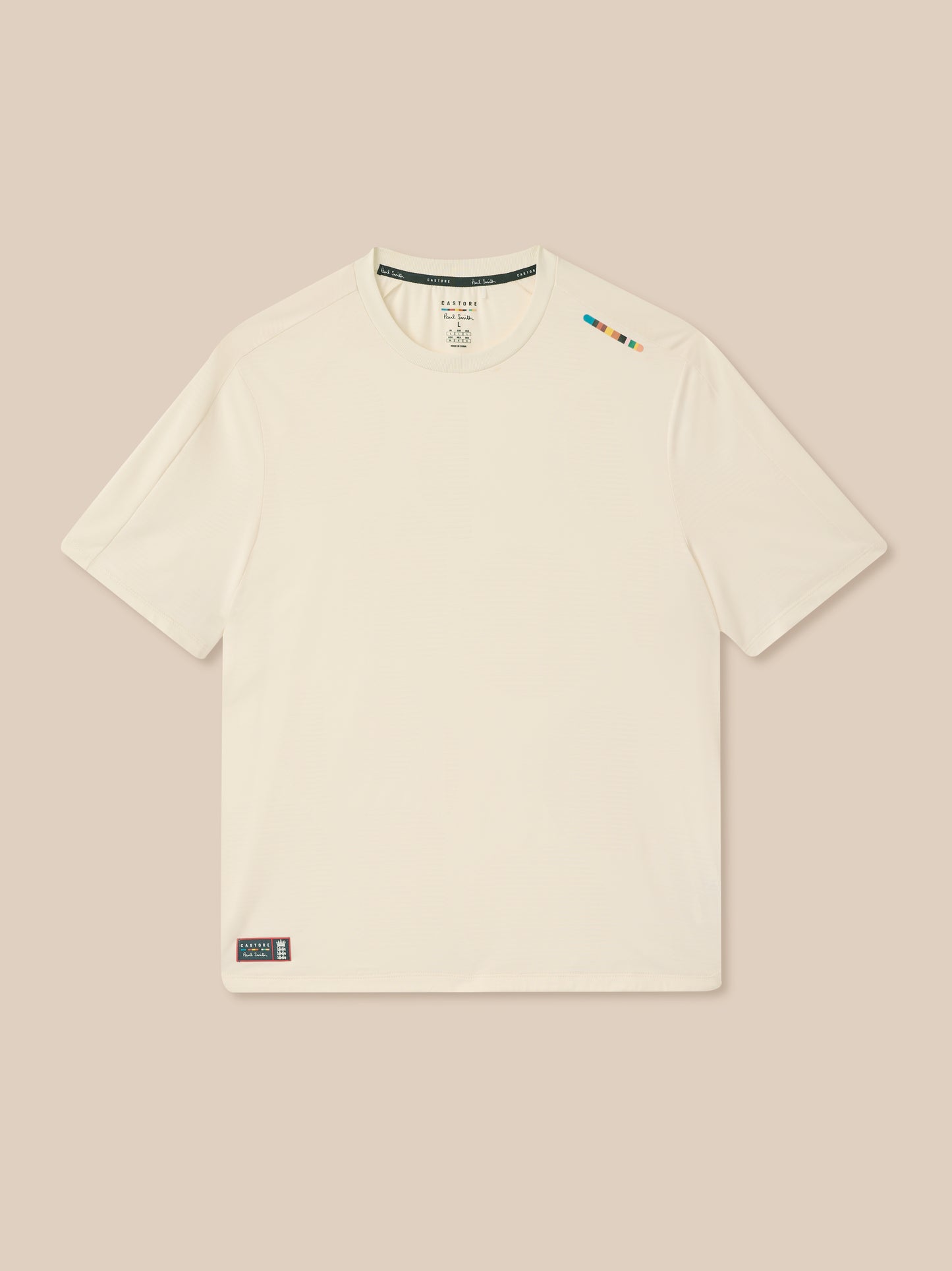 Paul Smith x Castore x England Cricket Unisex Jacquard T-Shirt