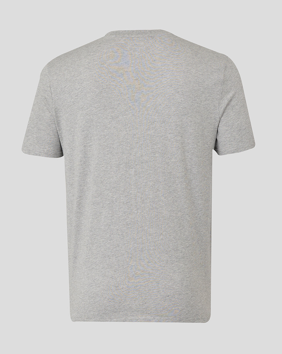 Bath Rugby Unisex Varsity Tee - Heather Grey - Heather Grey