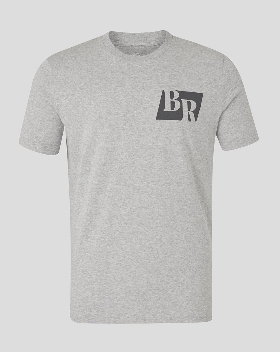 Bath Rugby Unisex Logo Rugby Tee - Heather Grey