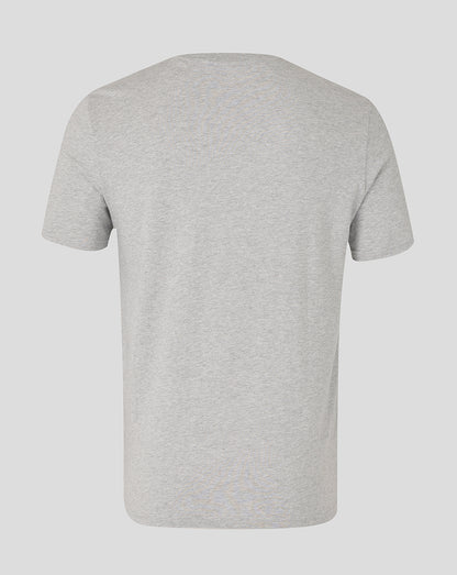 Bath Rugby Unisex Logo Rugby Tee - Heather Grey