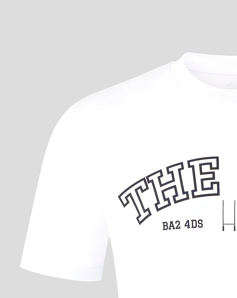 Bath Rugby Unisex The Rec Tee - White