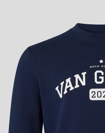 Bath Rugby Unisex Van Graan Crew Sweatshirt - French Navy