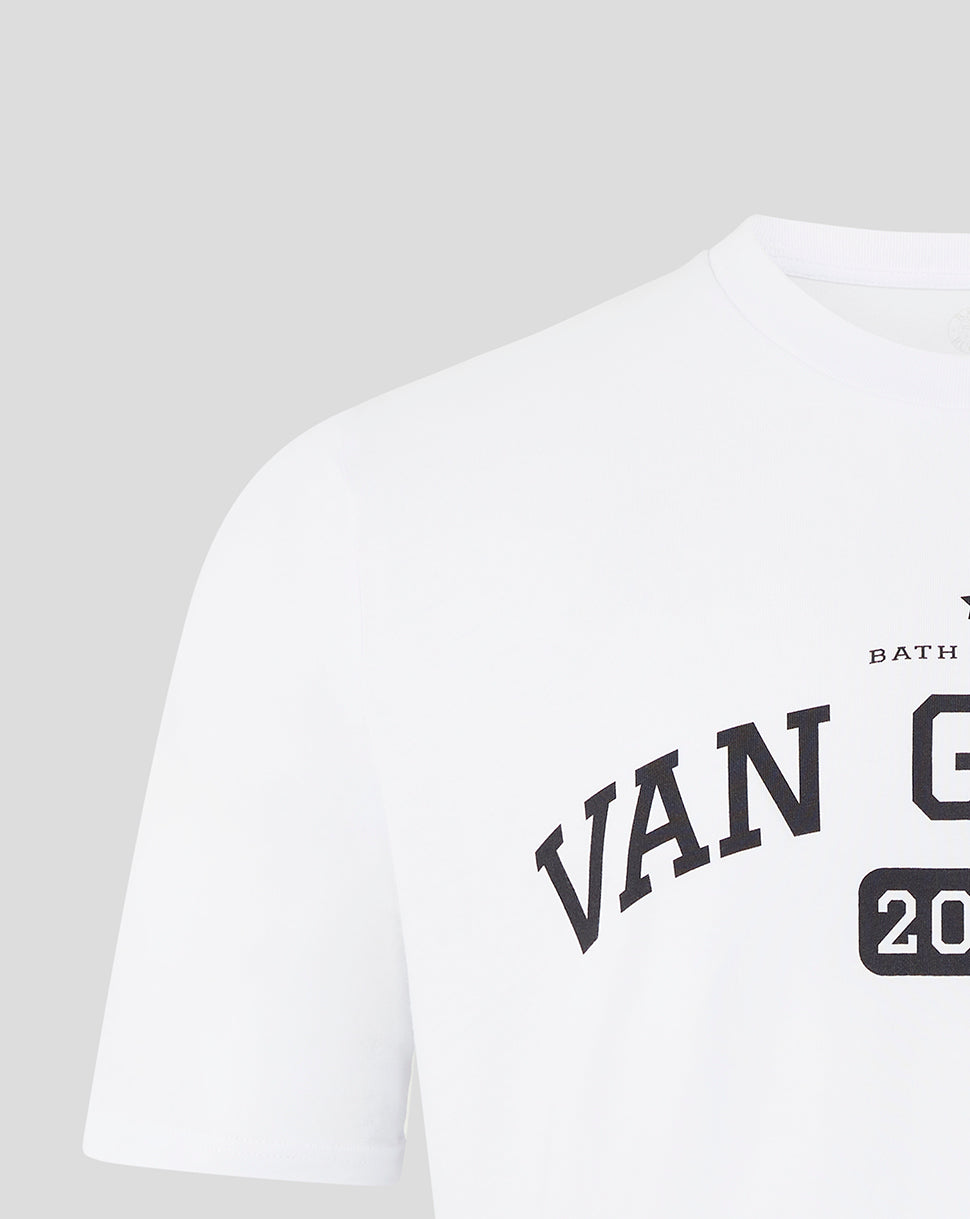 Bath Rugby Unisex Van Graan Tee - White - White