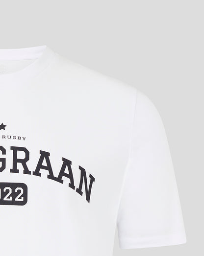 Bath Rugby Unisex Van Graan Tee - White
