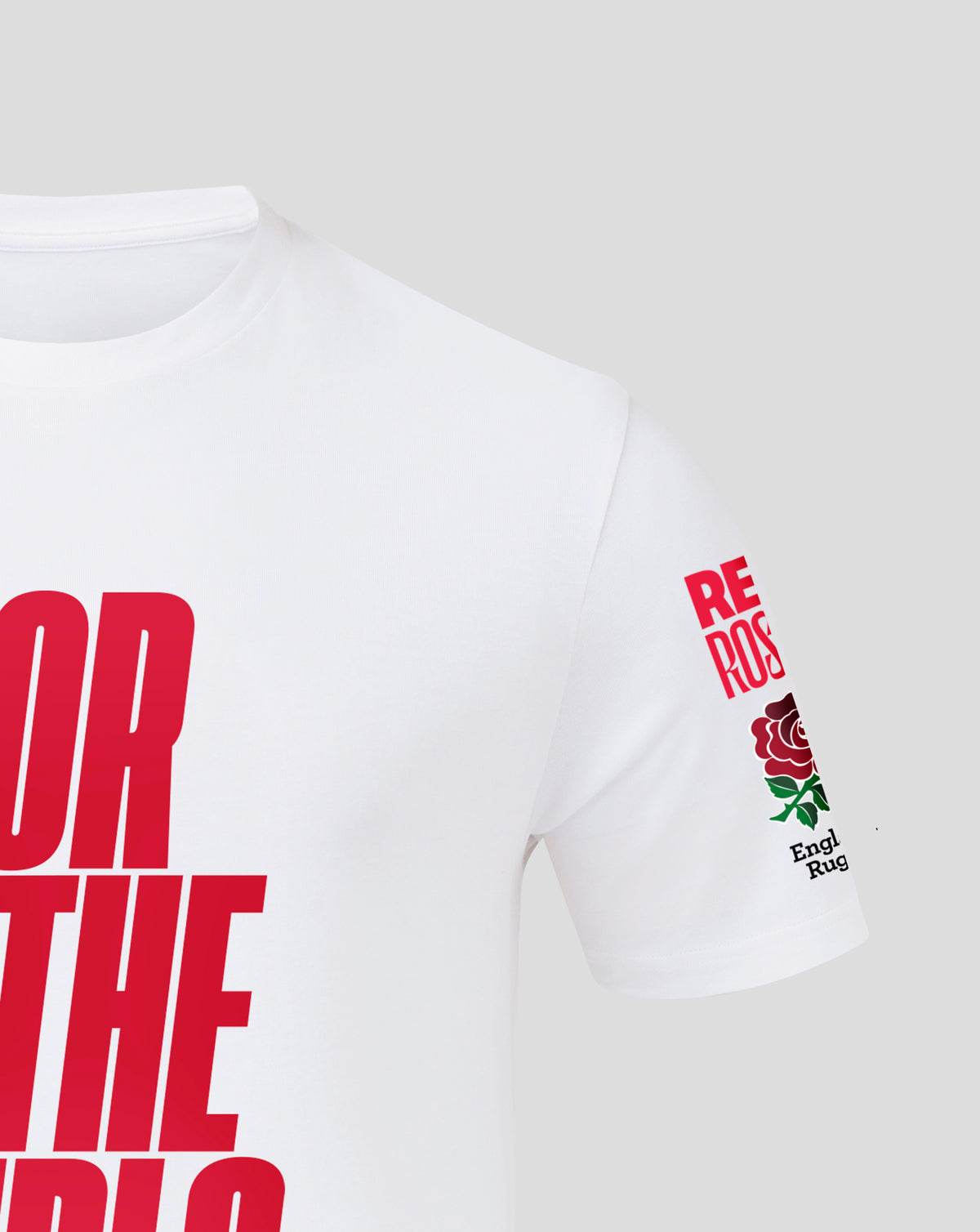 England Rugby Junior 'For The Girls' T-Shirt - White