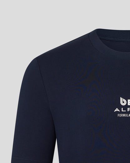 Alpine Unisex Core Driver Pierre Gasly Relaxed Fit T-Shirt – French Navy