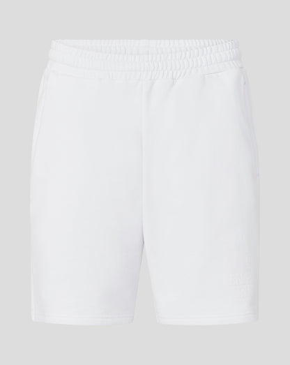 White shorts on a light gray background