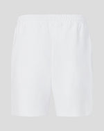 White shorts on a light gray background