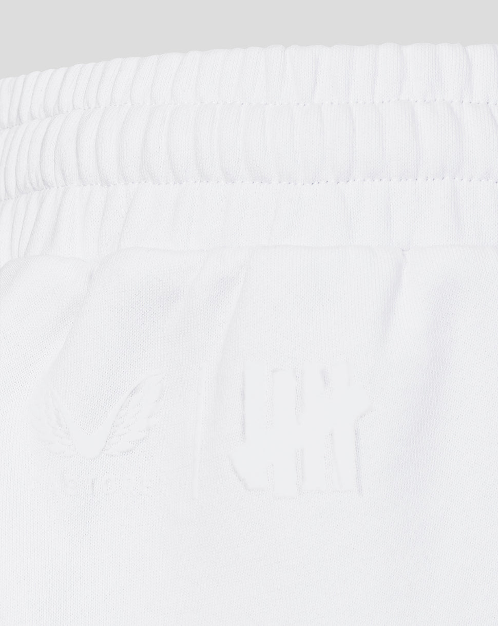 White shorts on a light background