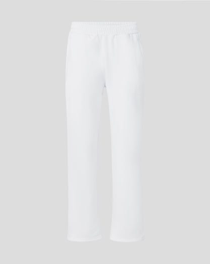 White pants on a light gray background