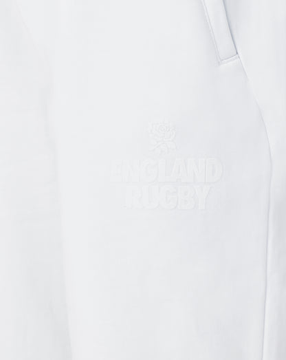 Close-up of white joggers