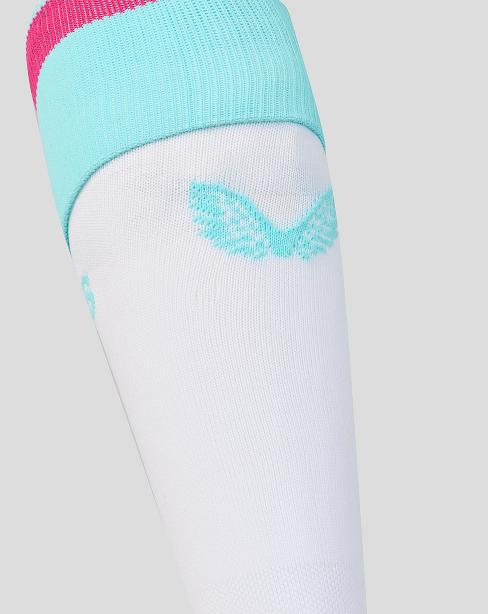Leicester Tigers Unisex 25/26 Slater Cup Special Edition Pro Socks - White
