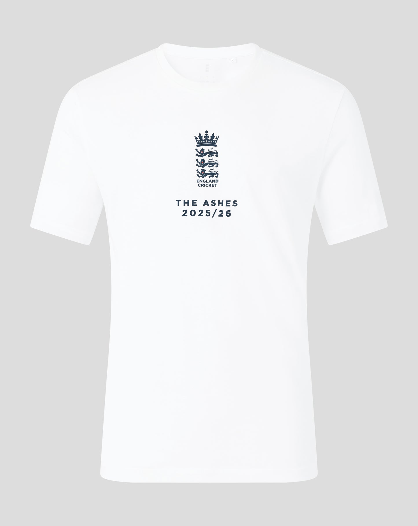 England Cricket Unisex 25/26 Essentials Ashes T-Shirt - White