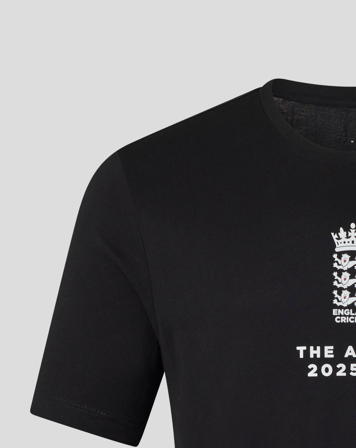 England Cricket Unisex 25/26 Essentials Ashes T-Shirt - Black - Black