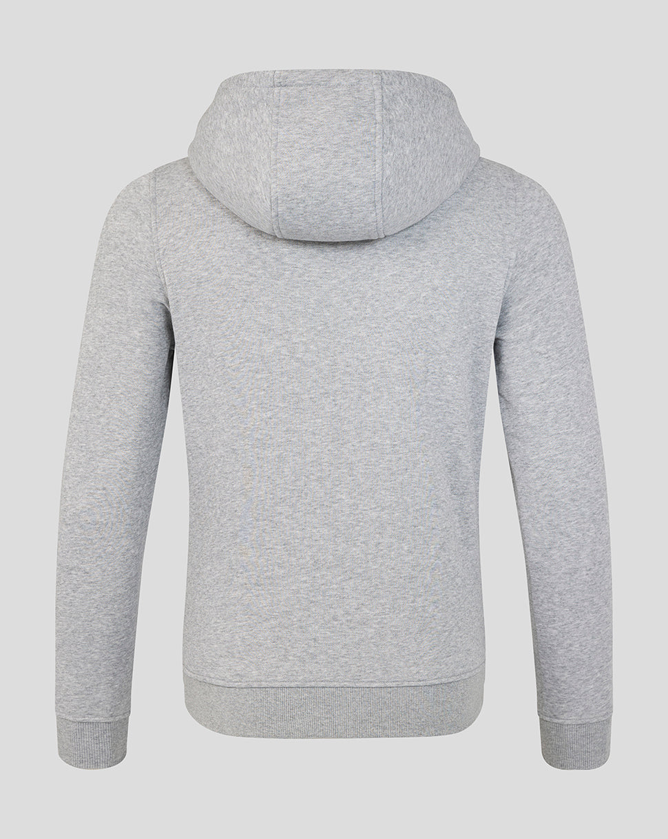 Leicester Tigers Unisex 25/26 Varsity 1880 Hoodie - Grey
