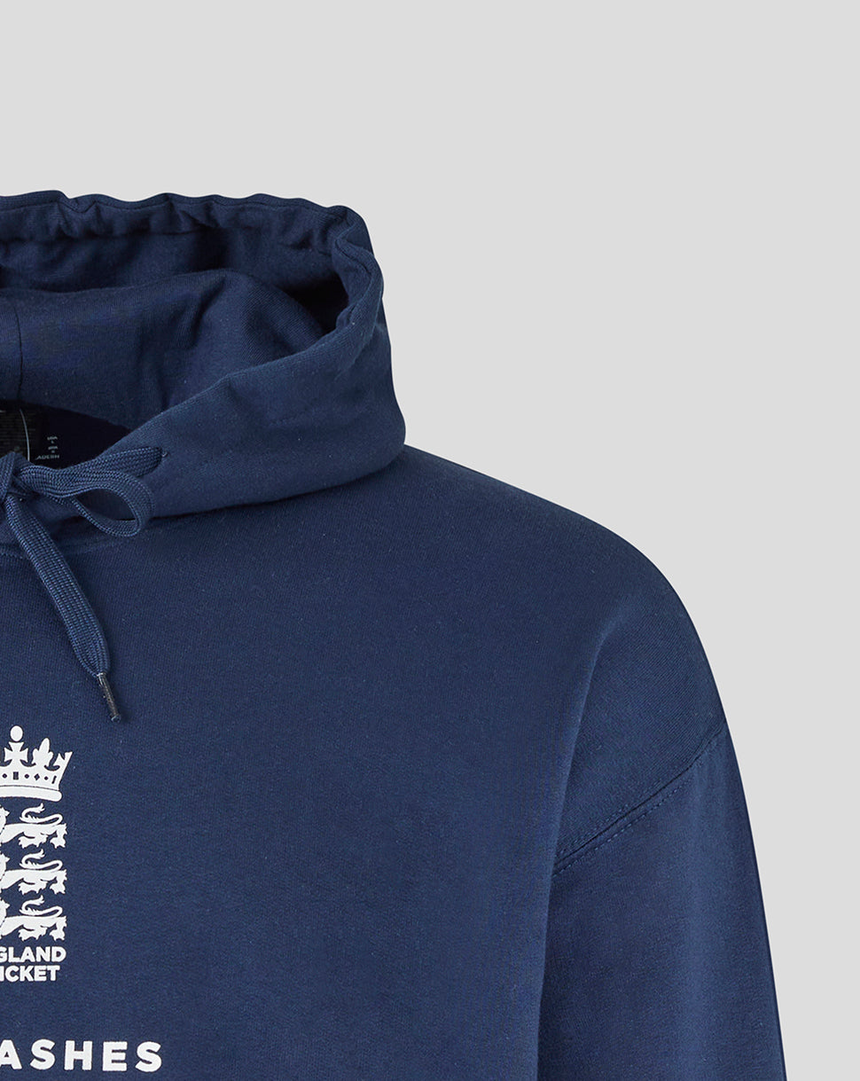 England Cricket Unisex 25/26 Ashes Tour Hoodie - Navy