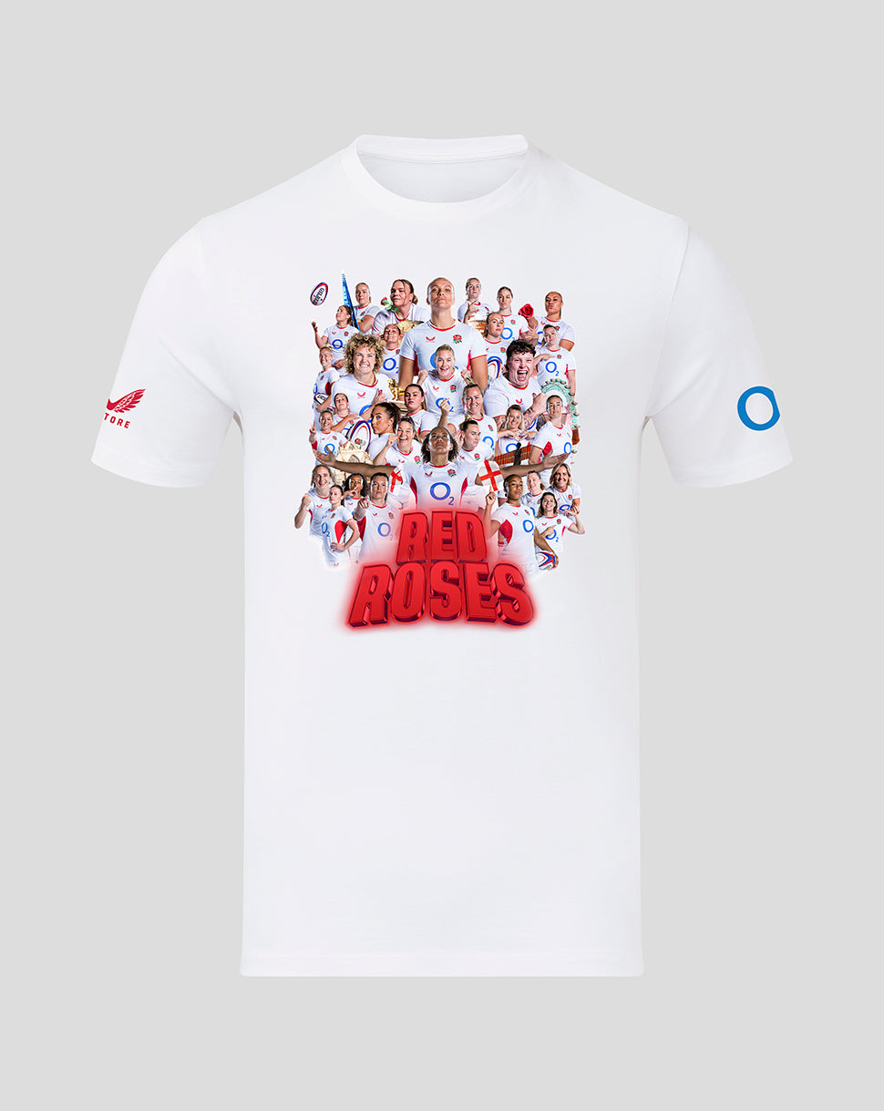 England Rugby Red Roses Unisex Winners T-Shirt