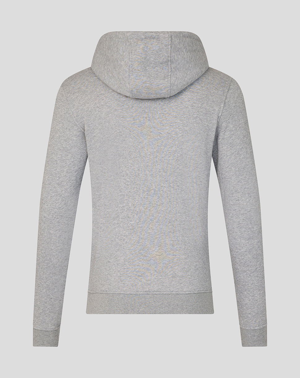 Harlequins Unisex 25/26 Varsity Hoodie - Grey/Pink