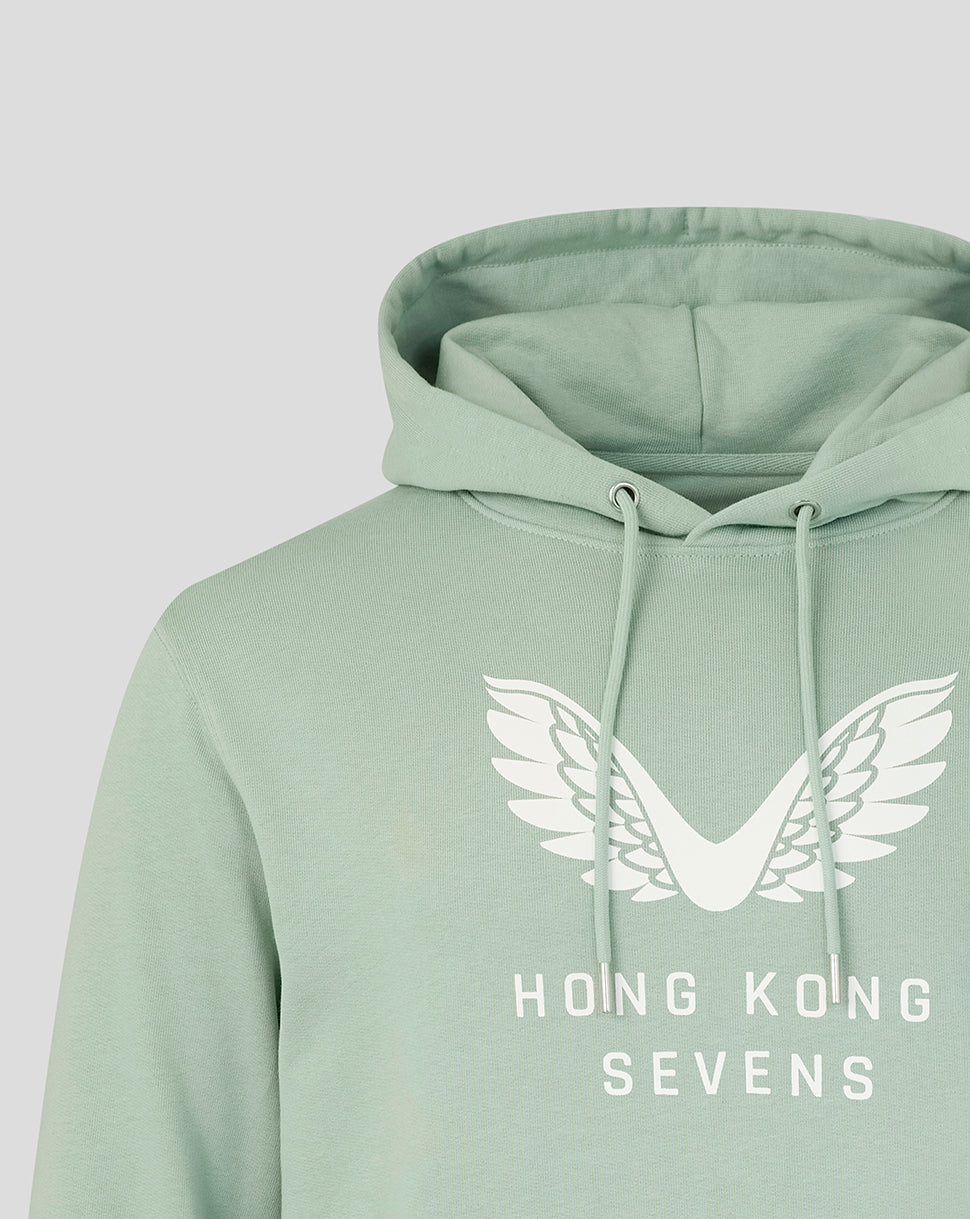 Hong Kong China Rugby Unisex 2026 HK7s Big Wings Hoodie - Aloe