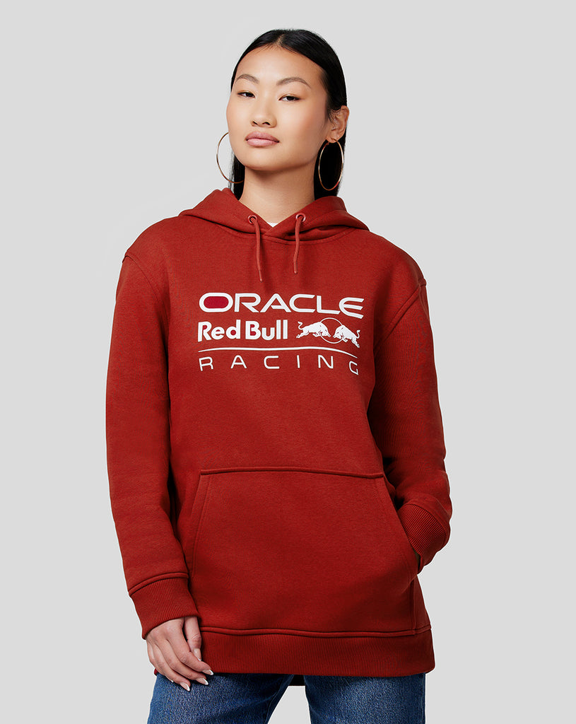 Oracle Red Bull Racing Unisex Core Overhead Hoodie - Mono Logo - Winery